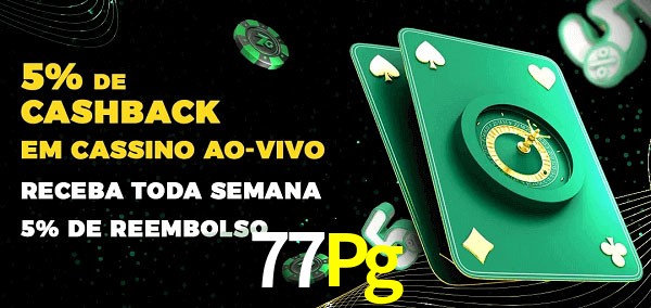 Promoções do cassino ao Vivo 77Pg